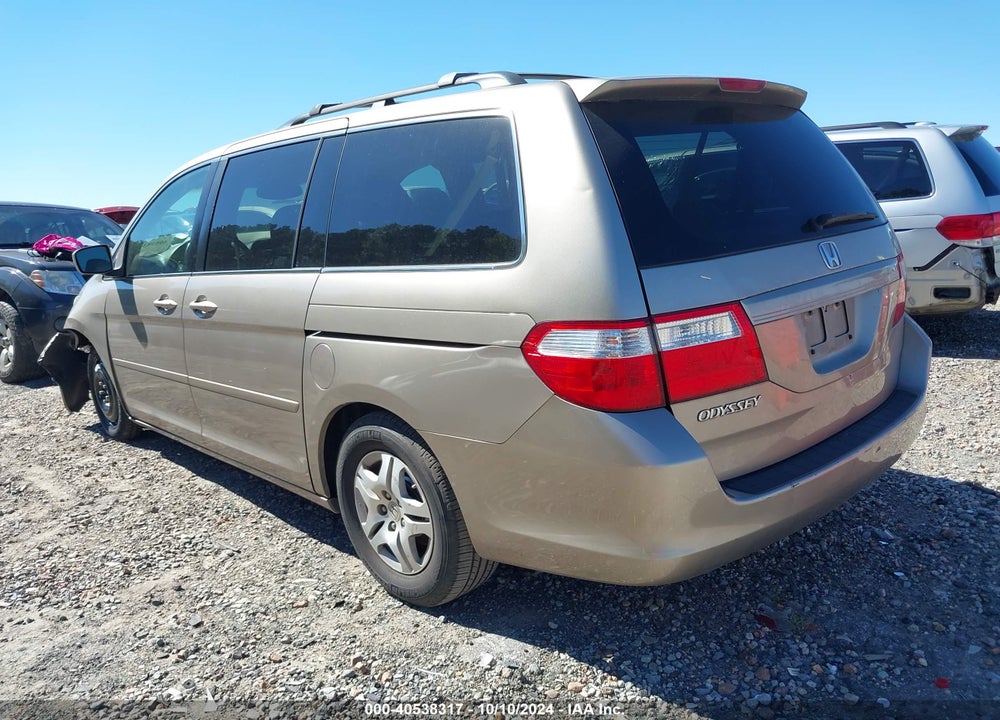 2007 HONDA ODYSSEY EX-L VIN: 5FNRL38677B108443