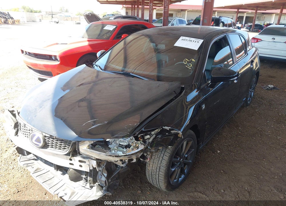 2013 LEXUS CT 200H VIN: JTHKD5BH5D2167749