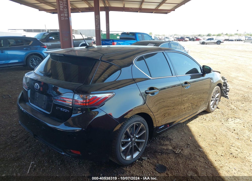 2013 LEXUS CT 200H VIN: JTHKD5BH5D2167749