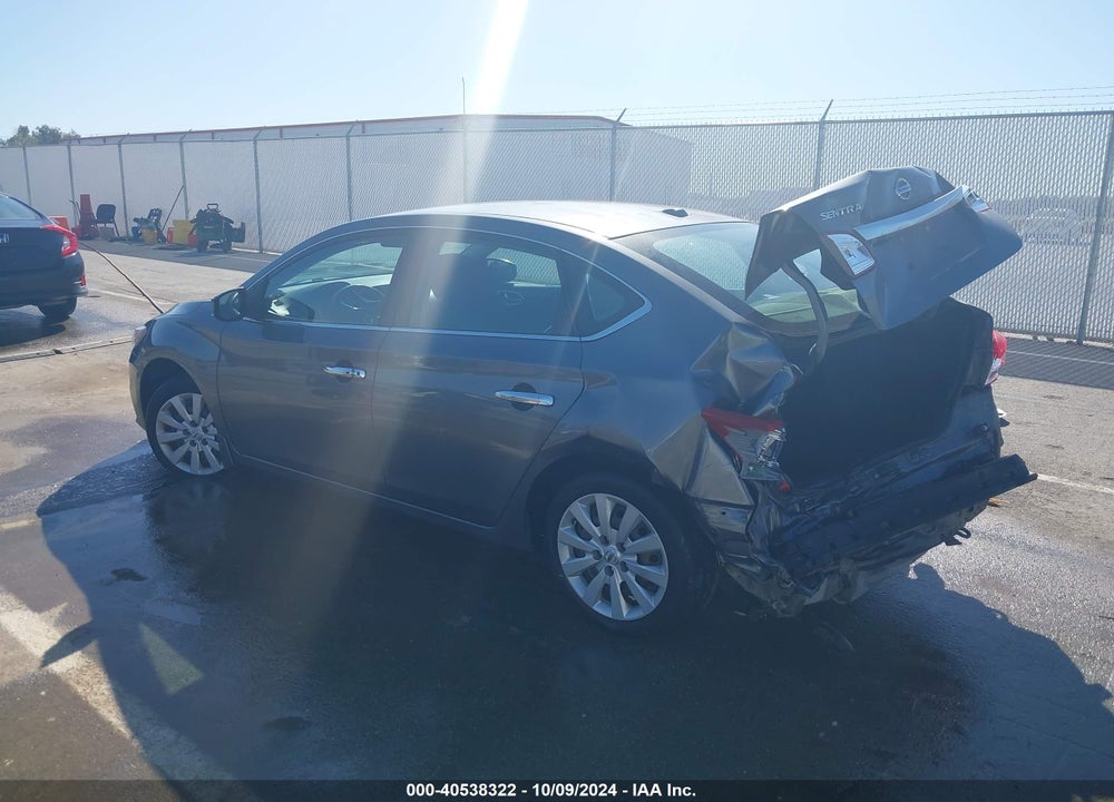 2016 NISSAN SENTRA SV VIN: 3N1AB7AP7GY312676