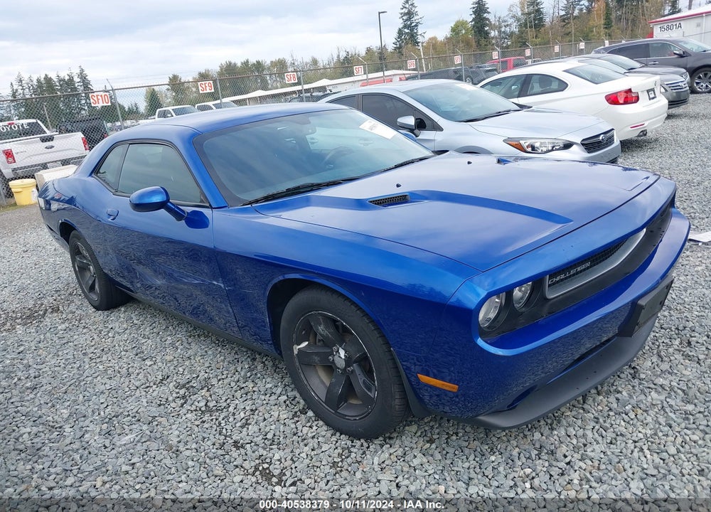 2012 DODGE CHALLENGER SXT VIN: 2C3CDYAG3CH239235