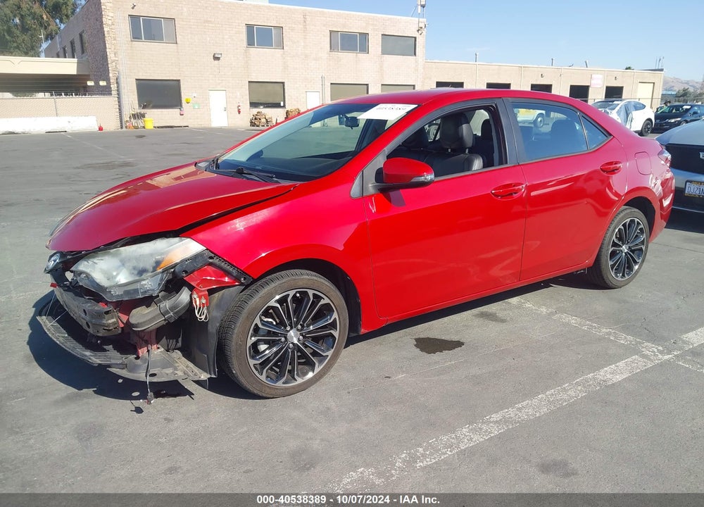 2014 TOYOTA COROLLA S PLUS VIN: 2T1BURHE0EC212766