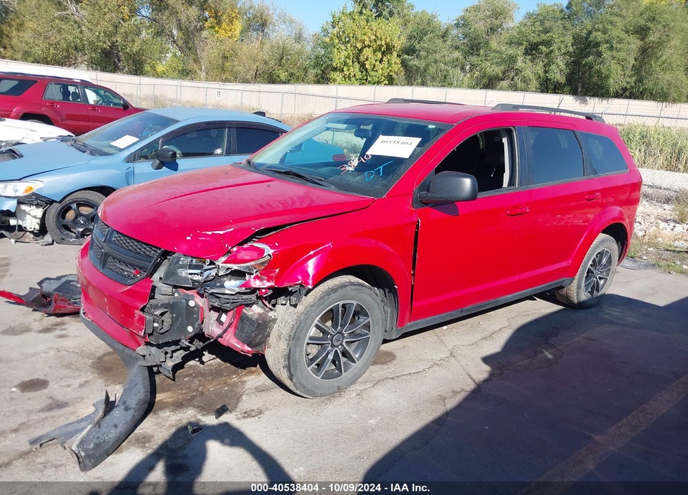 2018 DODGE JOURNEY SE VIN: 3C4PDCAB5JT340317