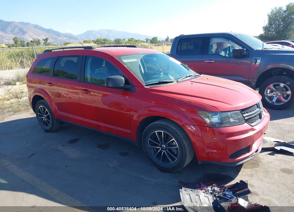 2018 DODGE JOURNEY SE VIN: 3C4PDCAB5JT340317