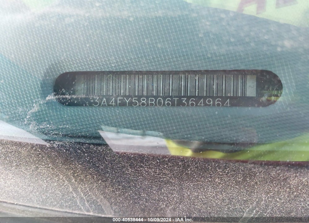 2006 CHRYSLER PT CRUISER TOURING VIN: 3A4FY58B06T364964
