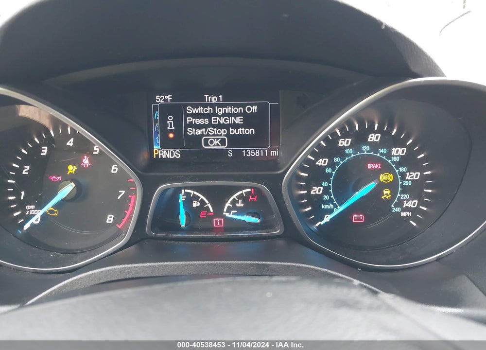 2015 FORD ESCAPE TITANIUM VIN: 1FMCU9JX4FUC59816