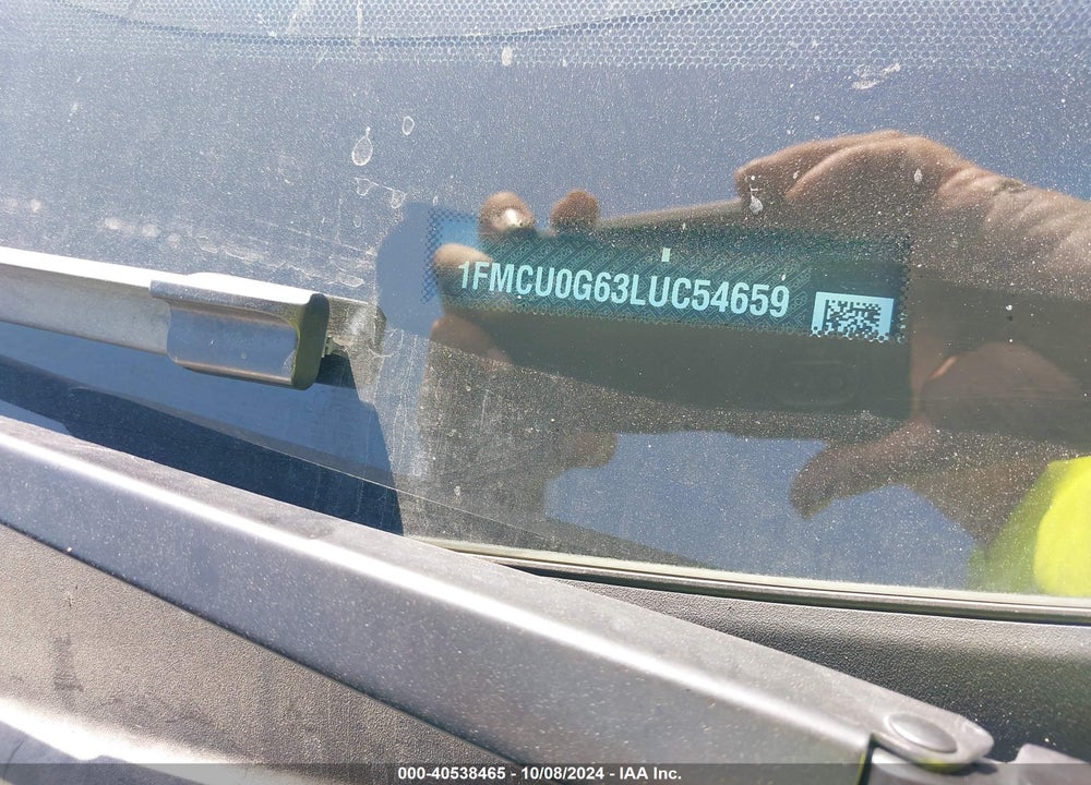 2020 FORD ESCAPE SE VIN: 1FMCU0G63LUC54659