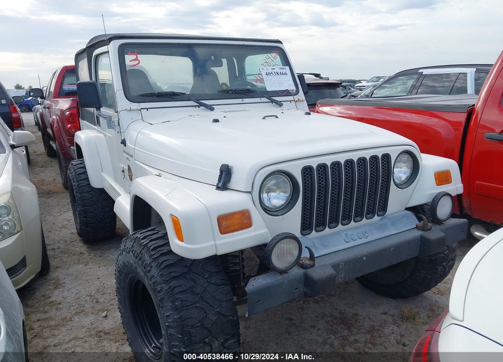 1998 ANGLER JEEP WR SAHARA VIN: 1J4FY49S8WP743854