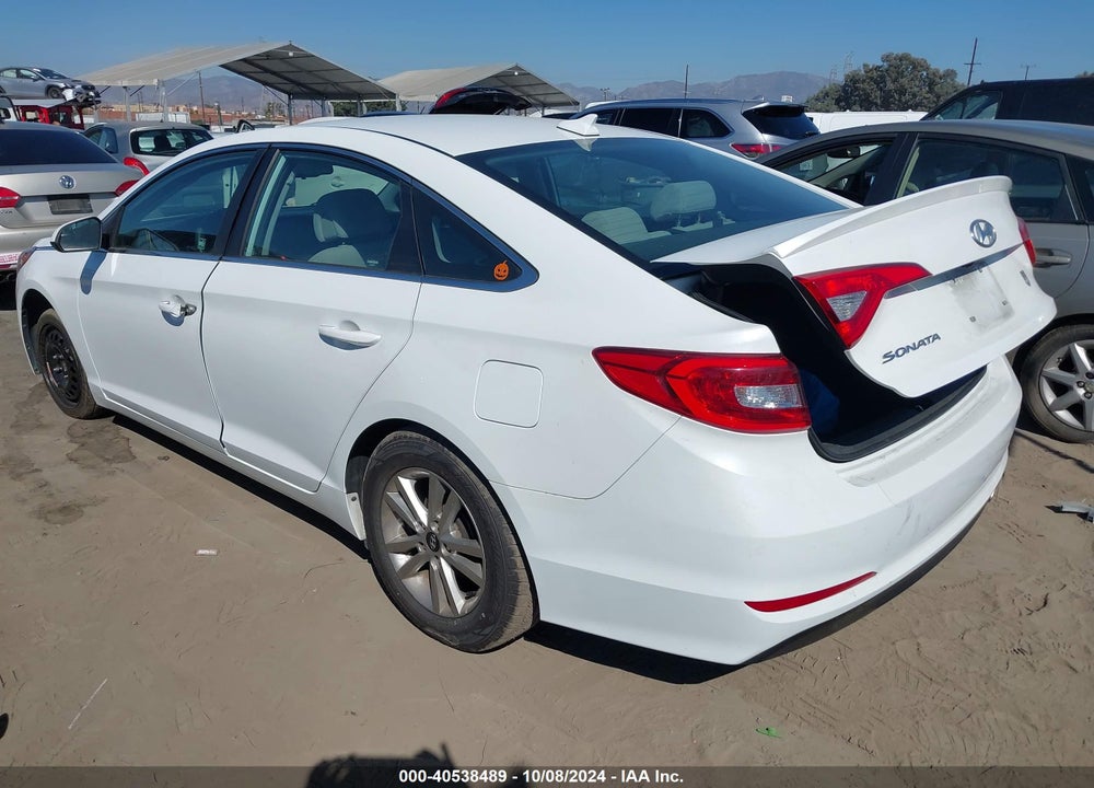 2017 HYUNDAI SONATA SE VIN: 5NPE24AF0HH443614
