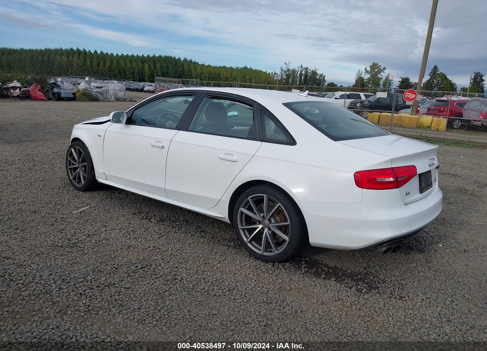 2016 AUDI A4 2.0T PREMIUM VIN: WAUBFAFLXGN014416