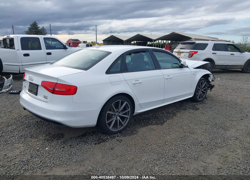 2016 AUDI A4 2.0T PREMIUM VIN: WAUBFAFLXGN014416