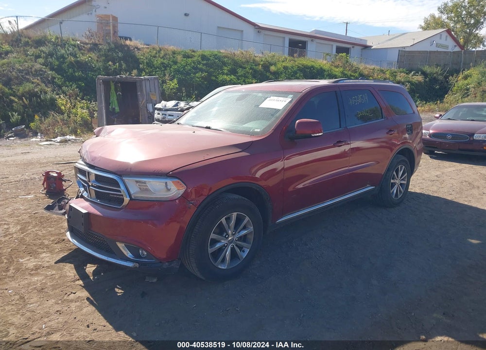 2014 DODGE DURANGO LIMITED VIN: 1C4RDJDG4EC522385