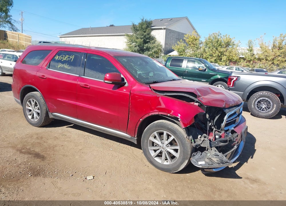 2014 DODGE DURANGO LIMITED VIN: 1C4RDJDG4EC522385