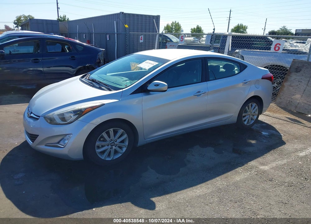 2016 HYUNDAI ELANTRA SE VIN: 5NPDH4AE6GH721738