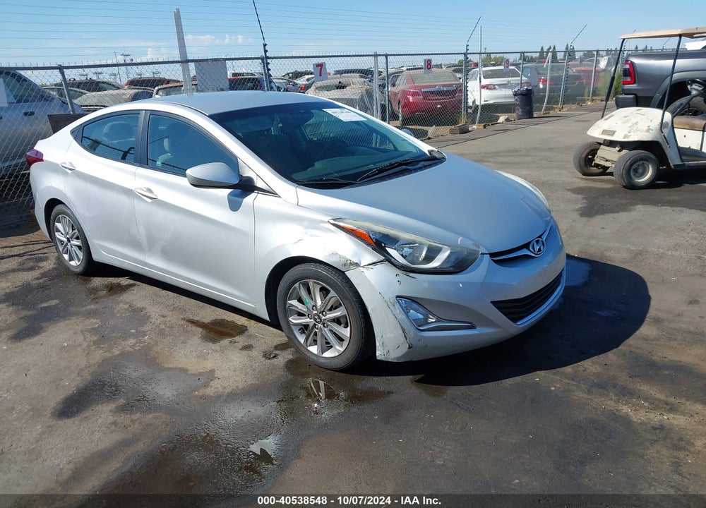 2016 HYUNDAI ELANTRA SE VIN: 5NPDH4AE6GH721738