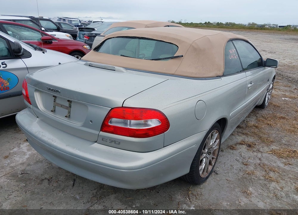2004 VOLVO C70 HT VIN: YV1NC62D04J049712