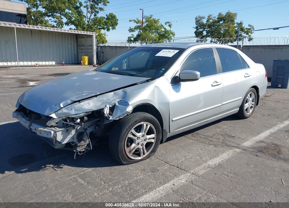 2007 HONDA ACCORD 2.4 EX VIN: 1HGCM56727A044106
