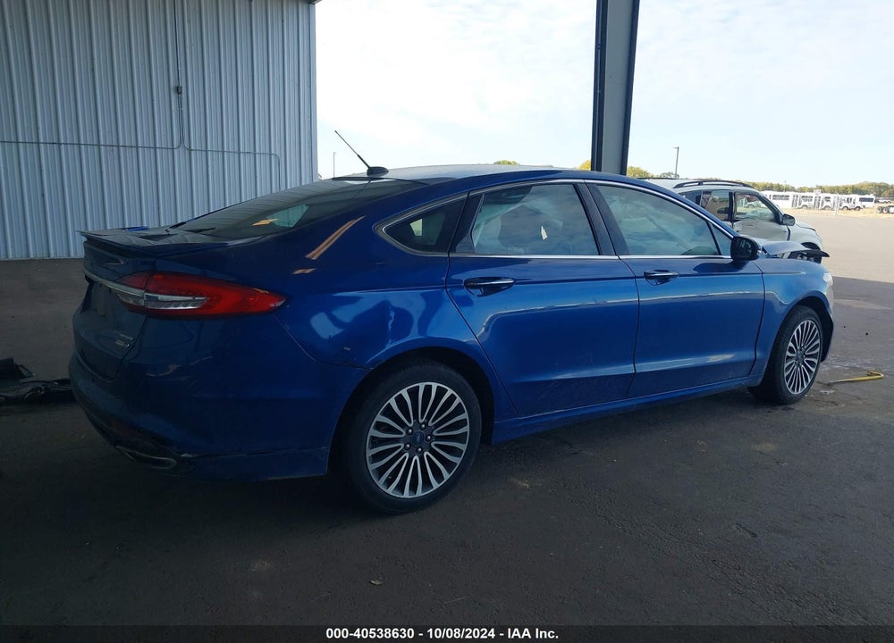 2018 FORD FUSION TITANIUM VIN: 3FA6P0D90JR155668