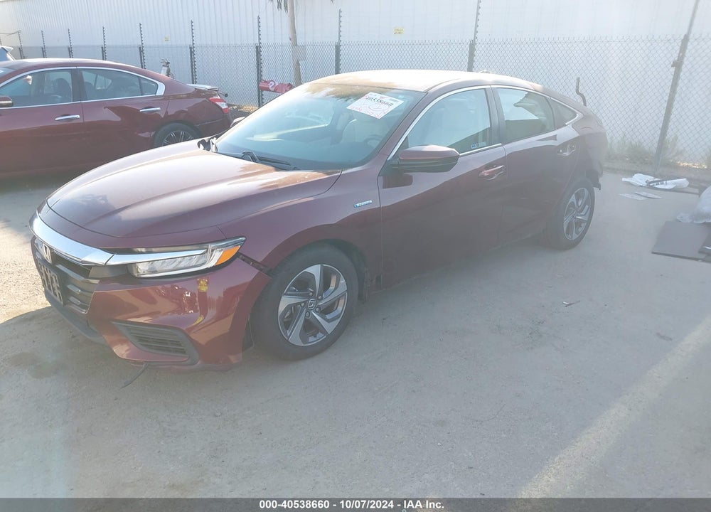 2019 HONDA INSIGHT EX VIN: 19XZE4F54KE017994