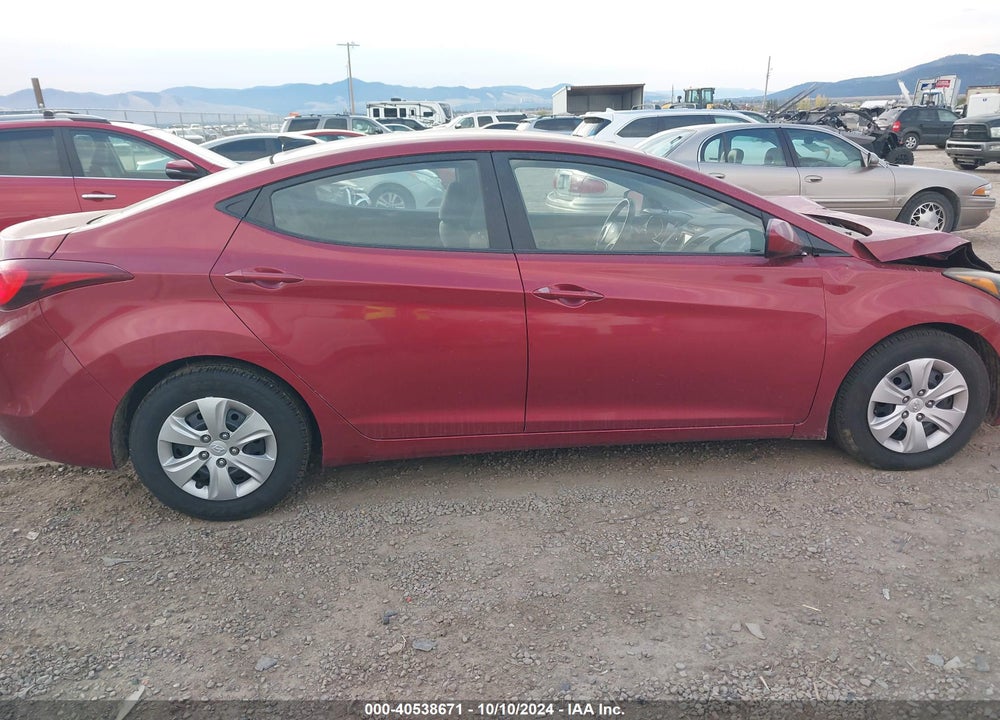 2016 HYUNDAI ELANTRA SE VIN: 5NPDH4AEXGH693197