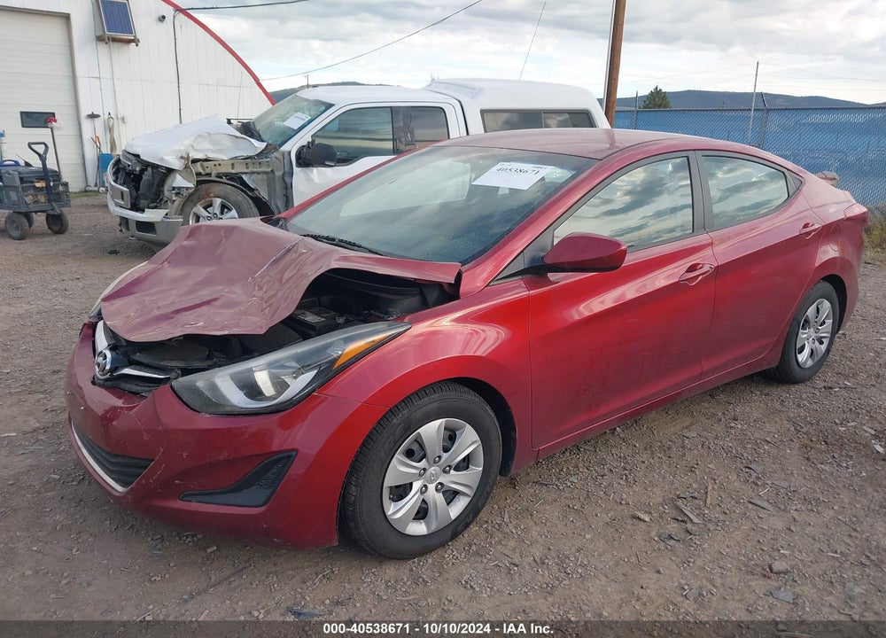 2016 HYUNDAI ELANTRA SE VIN: 5NPDH4AEXGH693197