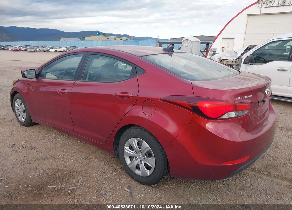 2016 HYUNDAI ELANTRA SE VIN: 5NPDH4AEXGH693197