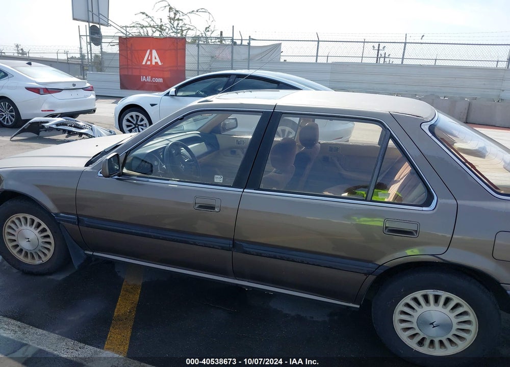 1989 HONDA ACCORD SEI VIN: 1HGCA5653KA012300