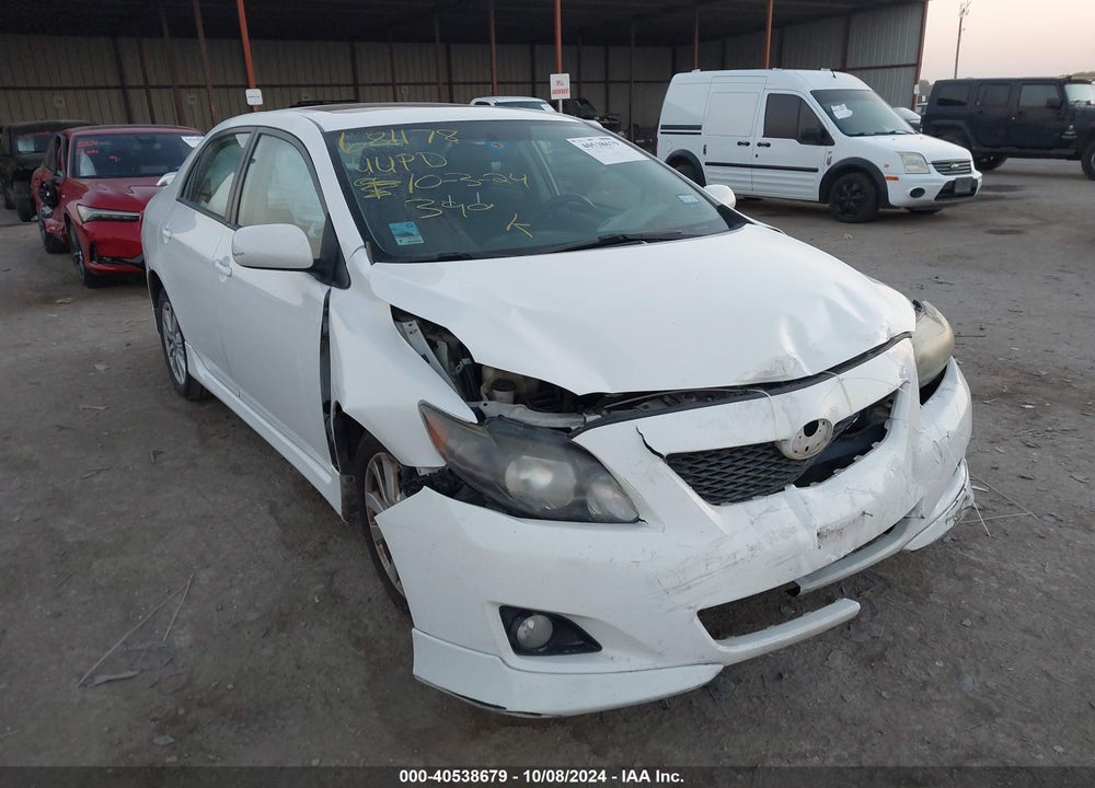 2010 TOYOTA COROLLA S VIN: 2T1BU4EEXAC457804