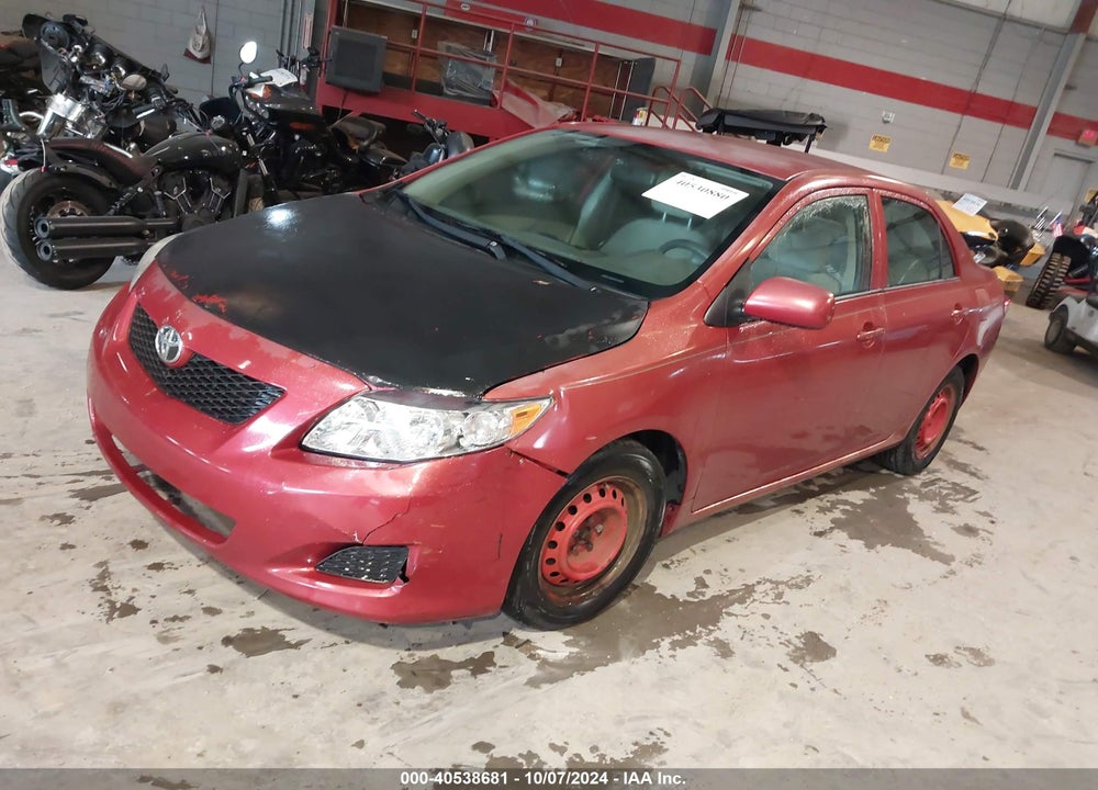 2009 TOYOTA COROLLA LE VIN: JTDBL40E29J001256