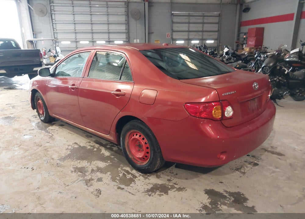 2009 TOYOTA COROLLA LE VIN: JTDBL40E29J001256