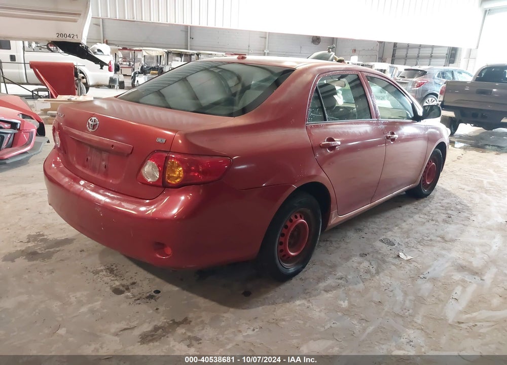 2009 TOYOTA COROLLA LE VIN: JTDBL40E29J001256