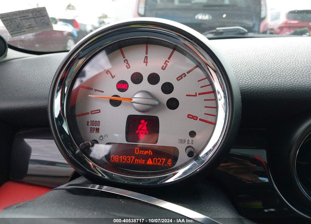 2009 MINI JOHN COOPER WORKS VIN: WMWMF93549TF96253