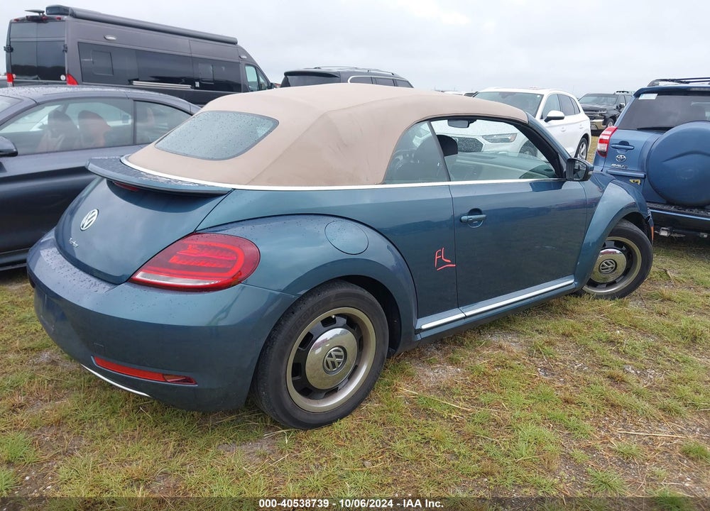 2018 VOLKSWAGEN BEETLE 2.0T COAST/2.0T S/SE VIN: 3VW5DAAT8JM503862