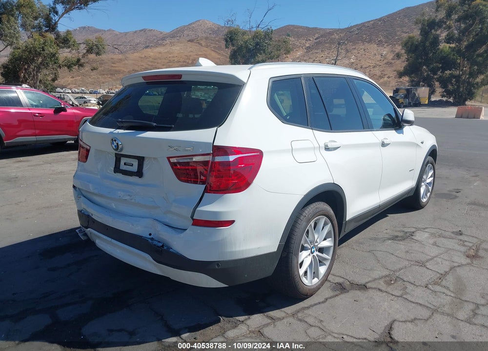 2016 BMW X3 XDRIVE28I VIN: 5UXWX9C50G0D80339