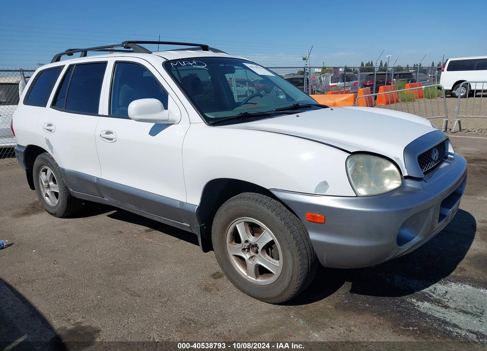 2003 HYUNDAI SANTA FE GLS/LX VIN: KM8SC73D83U344241