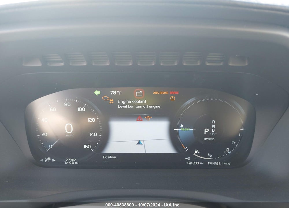 2022 VOLVO XC90 RECHARGE PLUG-IN HYBRID T8 INSCRIPTION 7 PASSENGER VIN: YV4BR0CL7N1814892