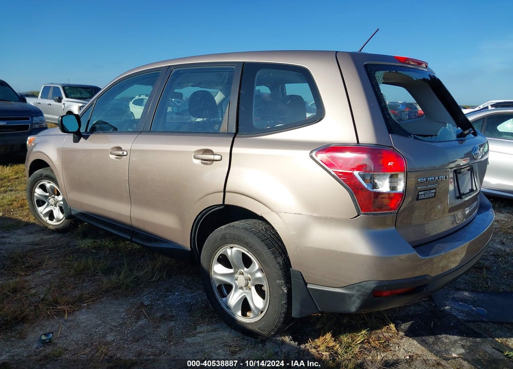 2014 SUBARU FORESTER 2.5I VIN: JF2SJAAC8EH453636