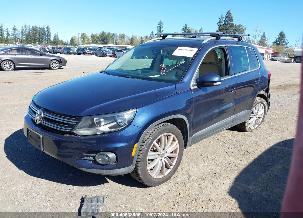 2015 VOLKSWAGEN TIGUAN SE VIN: WVGAV7AX0FW515141