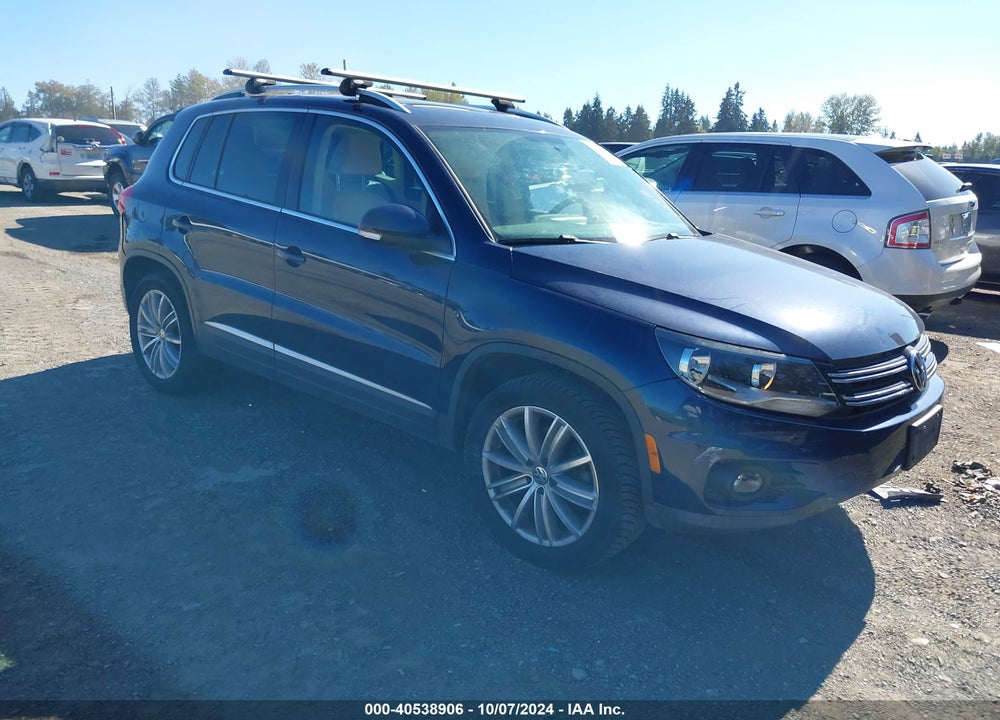 2015 VOLKSWAGEN TIGUAN SE VIN: WVGAV7AX0FW515141