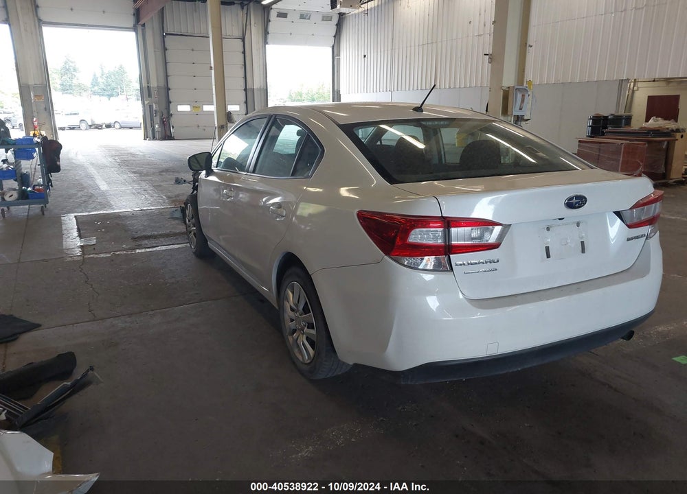 2019 SUBARU IMPREZA 2.0I VIN: 4S3GKAA62K3610985