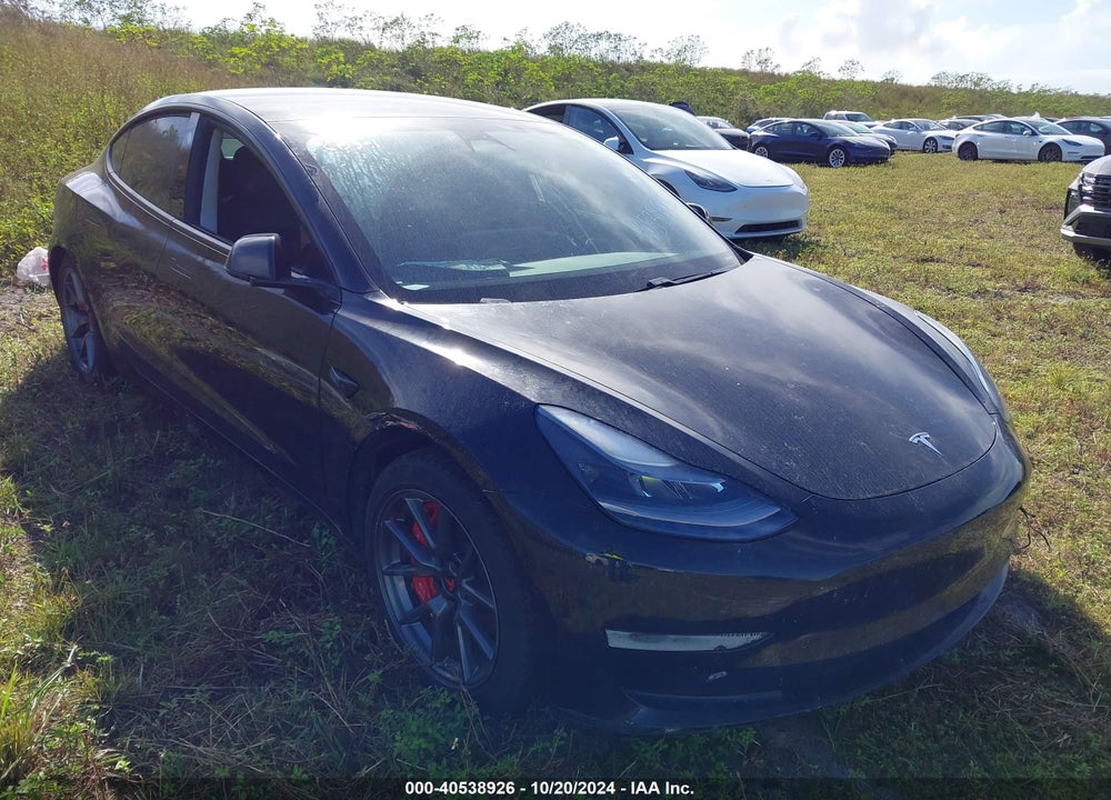 2021 TESLA MODEL 3 STANDARD RANGE PLUS REAR-WHEEL DRIVE VIN: 5YJ3E1EA0MF077805