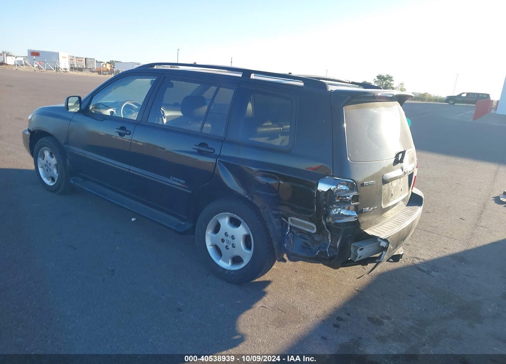 2007 TOYOTA HIGHLANDER LIMITED V6 VIN: JTEEP21A970190777