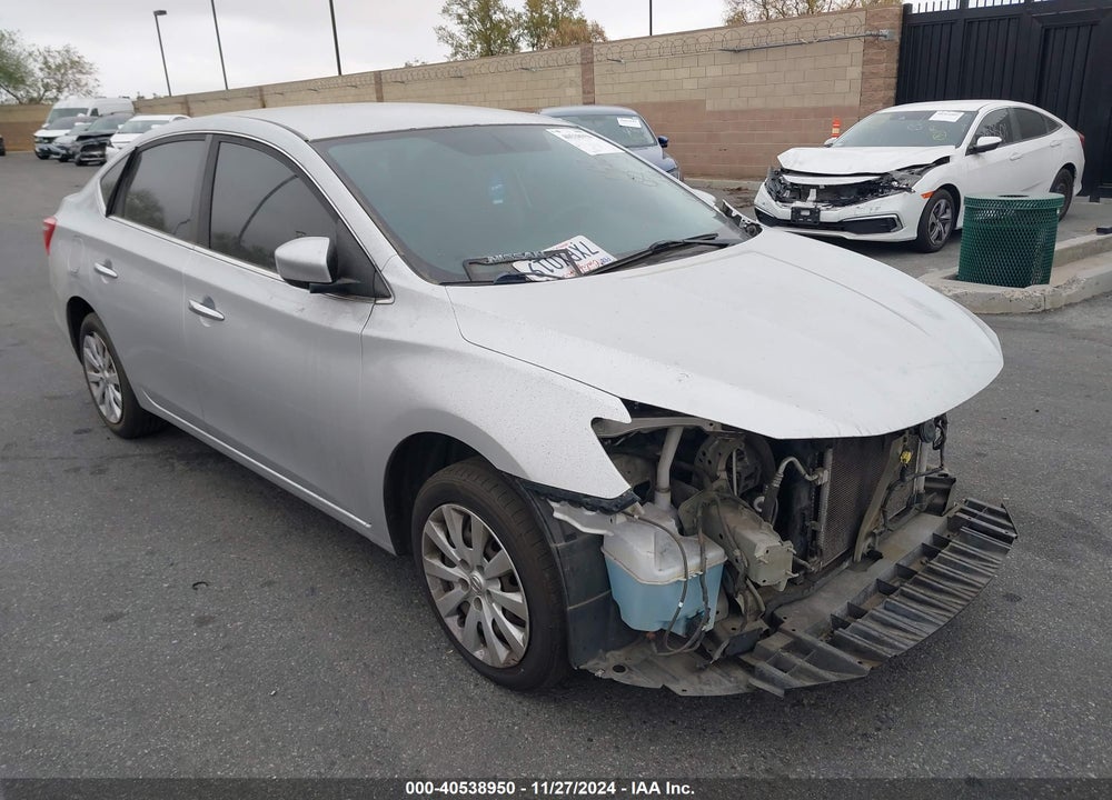 2016 NISSAN SENTRA S VIN: 3N1AB7AP1GY282168