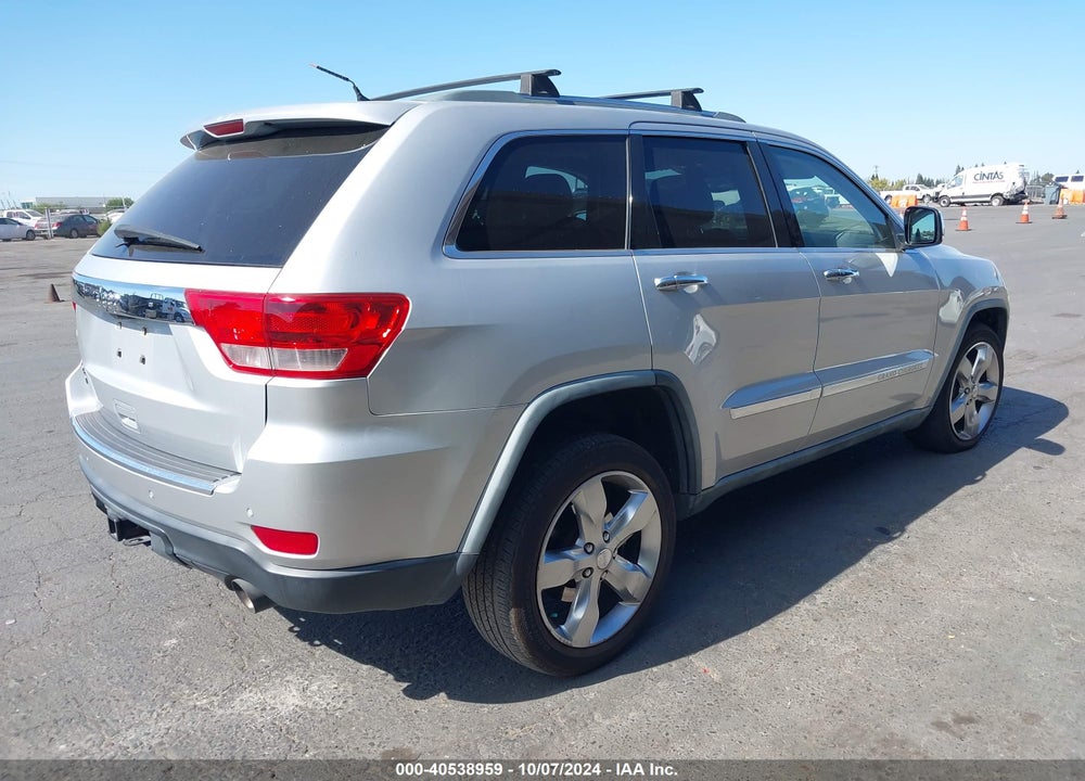 2011 JEEP GRAND CHEROKEE OVERLAND VIN: 1J4RR6GT7BC578558