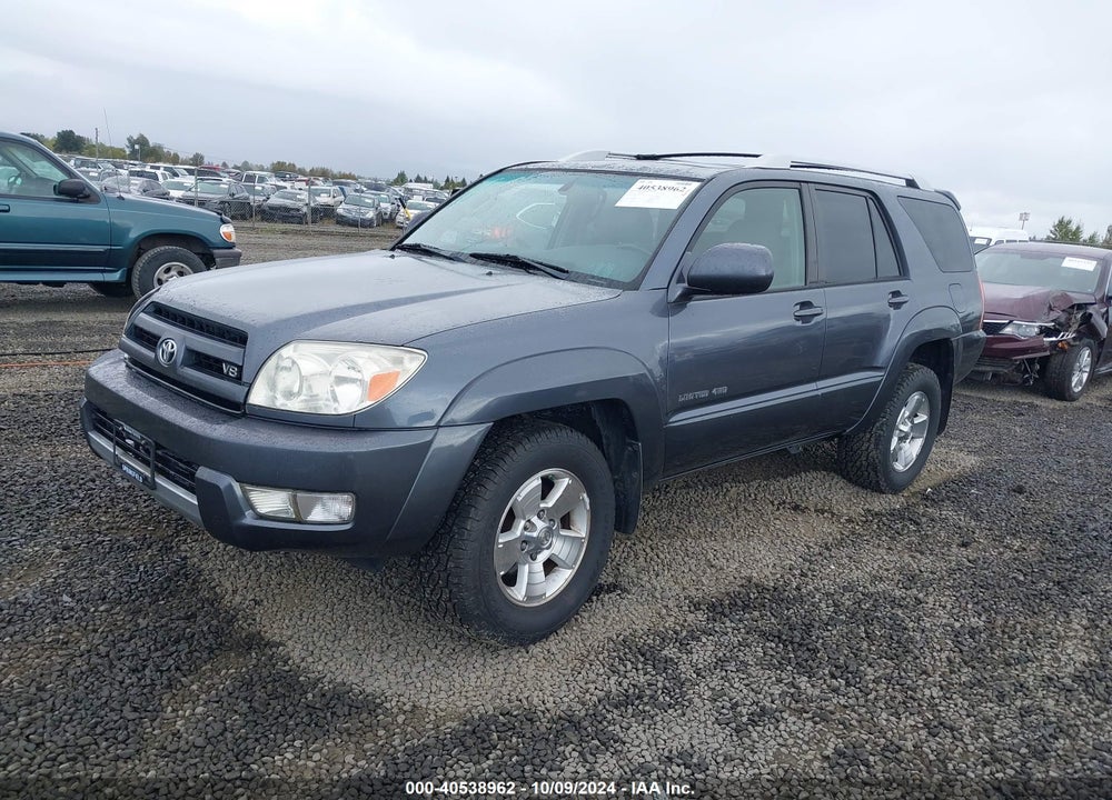 2004 TOYOTA 4RUNNER LIMITED V8 VIN: JTEBT17R848010742