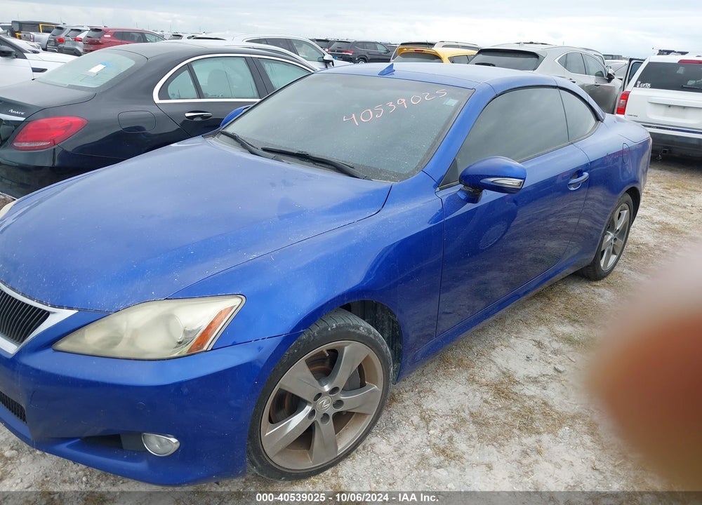 2010 LEXUS IS 350C VIN: JTHFE2C2XA2502734