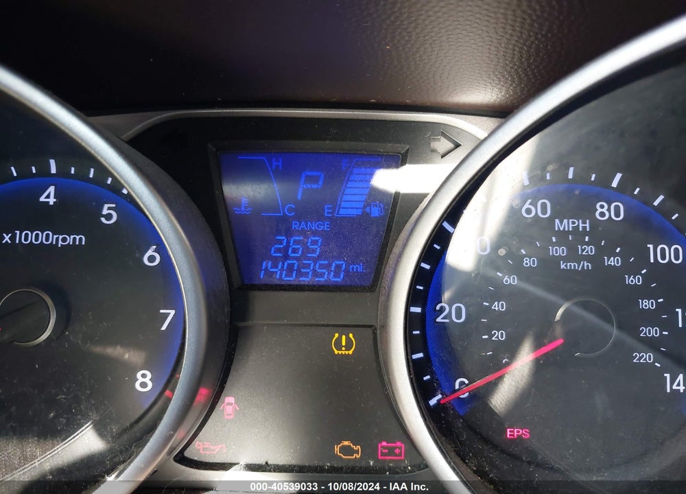 2013 HYUNDAI TUCSON GLS VIN: KM8JU3AC2DU685972