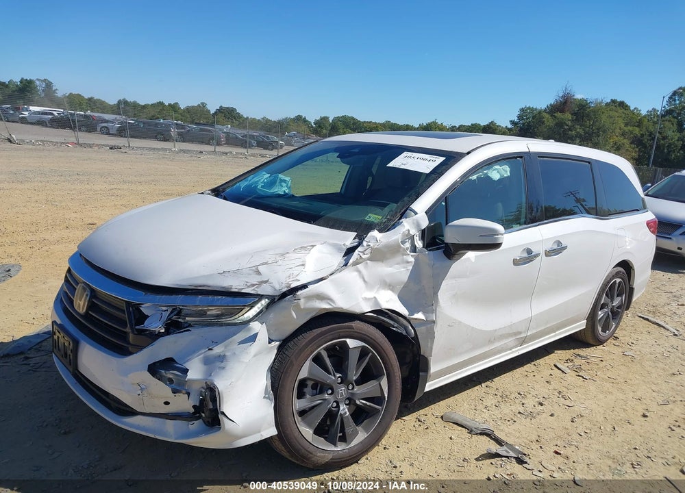 2024 HONDA ODYSSEY ELITE VIN: 5FNRL6H9XRB058829