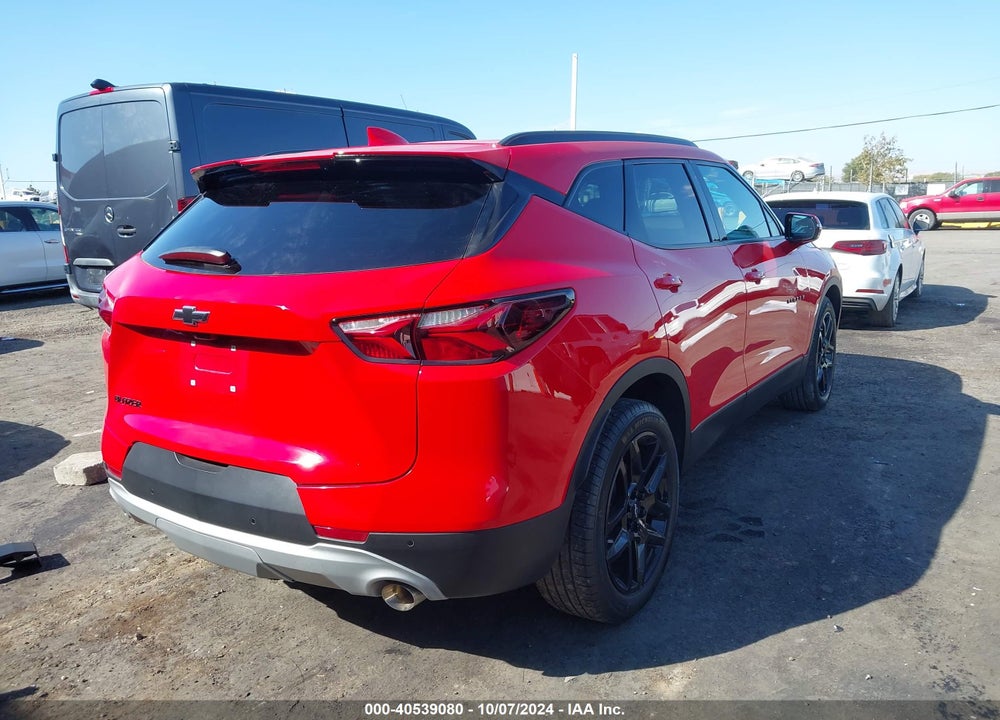 2022 CHEVROLET BLAZER FWD 3LT VIN: 3GNKBDRS1NS175301