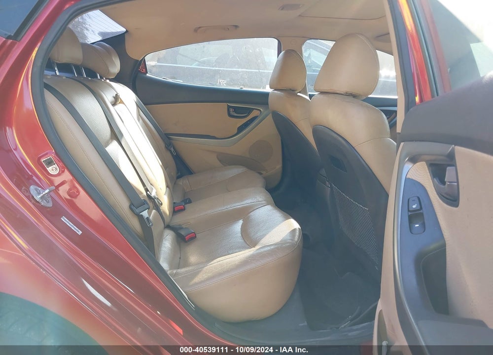 2011 HYUNDAI ELANTRA LIMITED (ULSAN PLANT) VIN: KMHDH4AE1BU100790